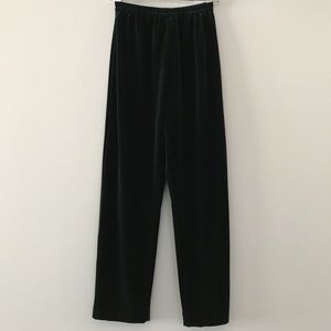 Dark Green velvet pants